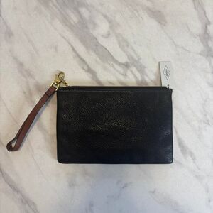 Fossil Women's Black wristlet